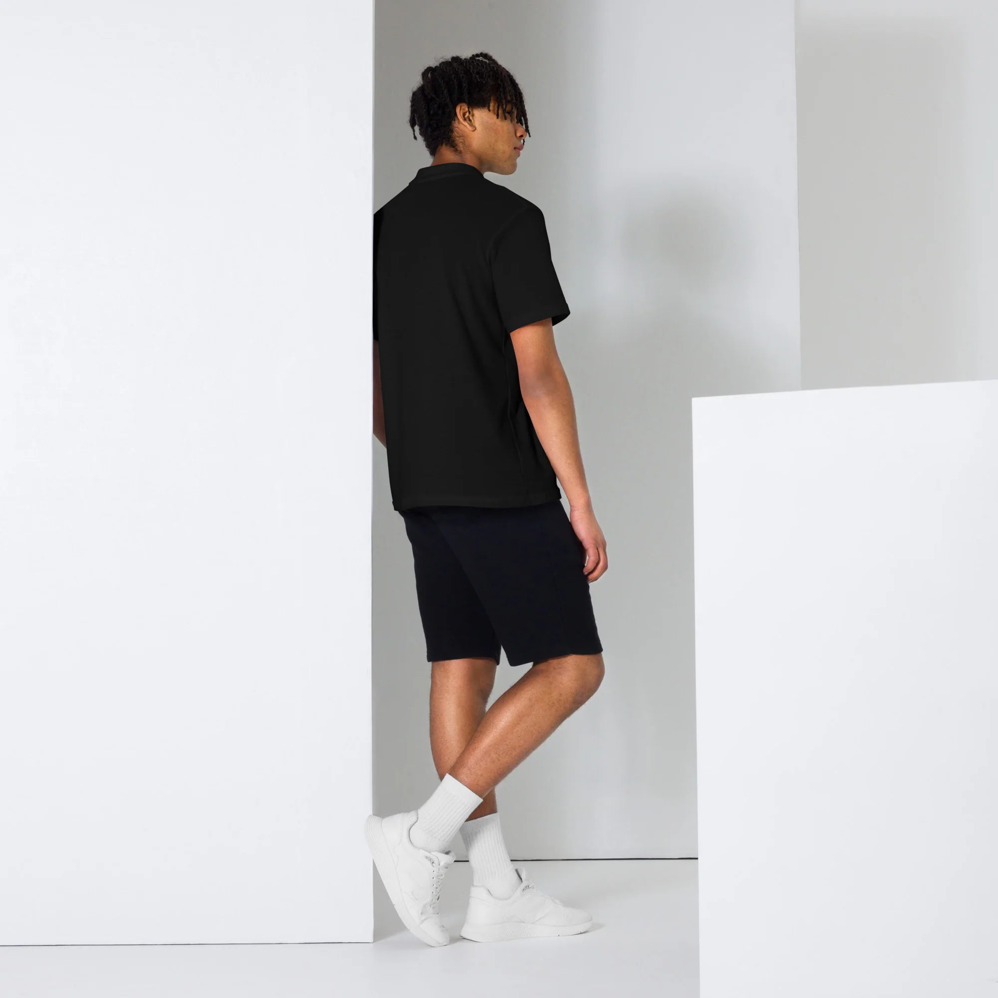 Unisex pique polo shirt - Image 3